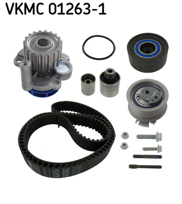 SKF VKMC01263-1 Vezérlés készlet, fogasszíj szett (szíj+görgők+víz